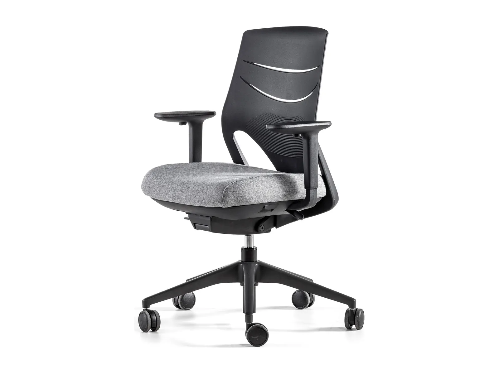 Actiu Efit en acabado negro con asiento gris