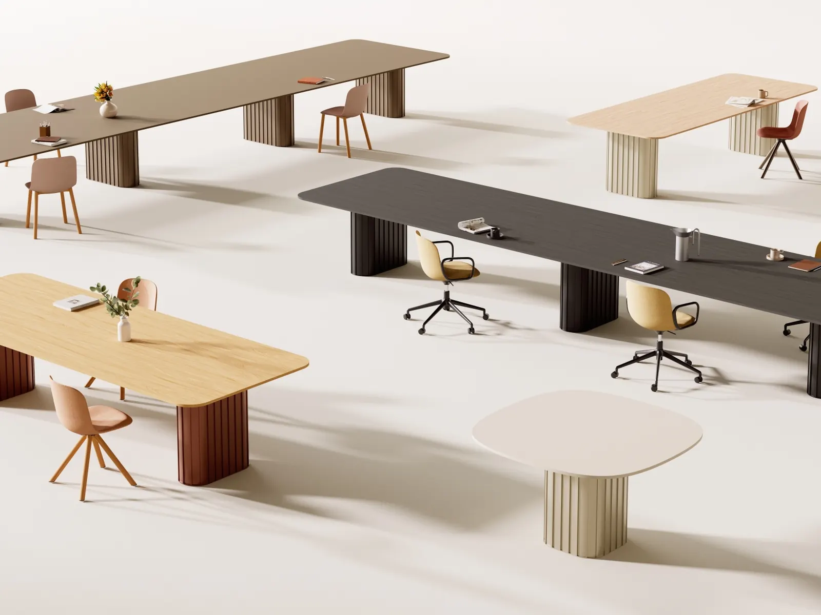 Akaba Xut, distintas configuraciones de columna y tablero