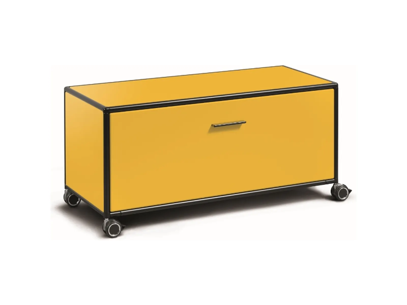 BOSSE Design modul space, módulo rodante en amarillo