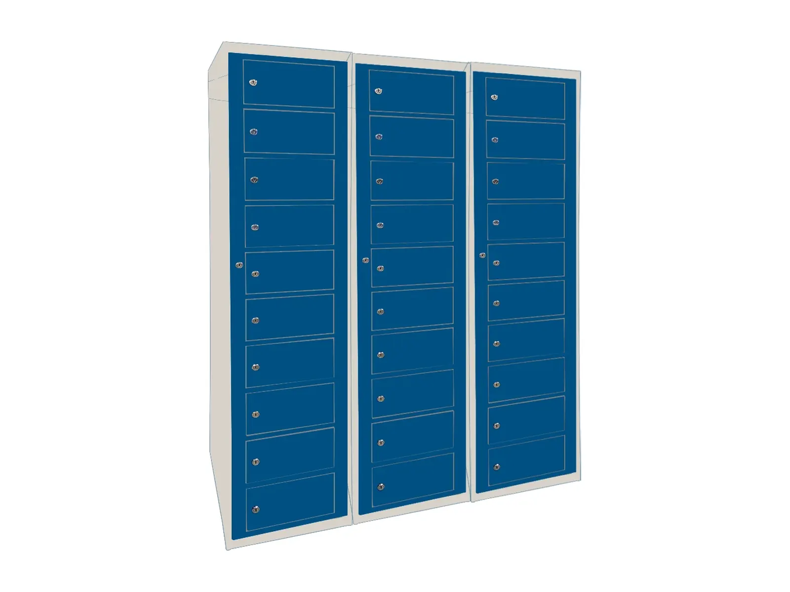 Megablok Taquillas Multipuerta, taquillas metálicas