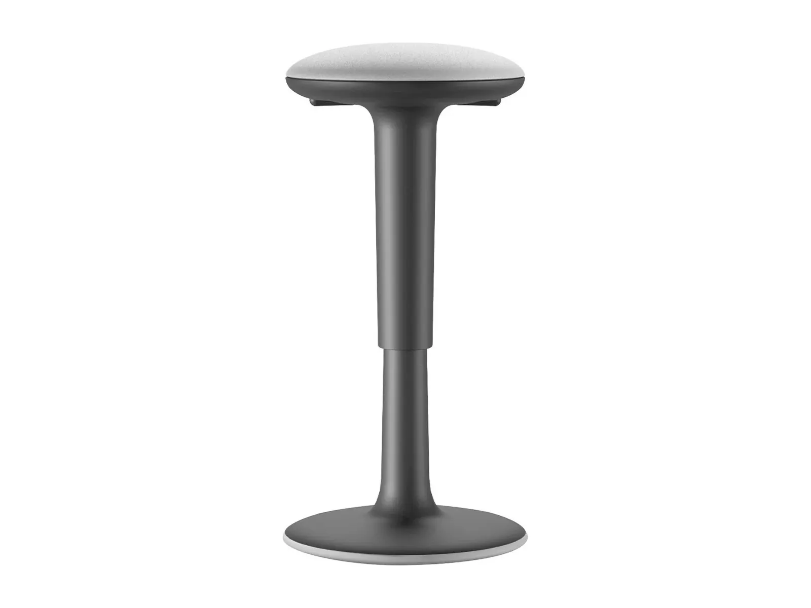 Taburete Orange gris con la columna de gas extendida al máximo